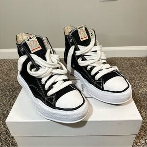 Maison Mihara Yasuhiro Peterson OG Sole Canvas High top Sneakers Men’s S…